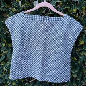 ▪️ Zara Kids Gingham Check Cotton Blouse‎
